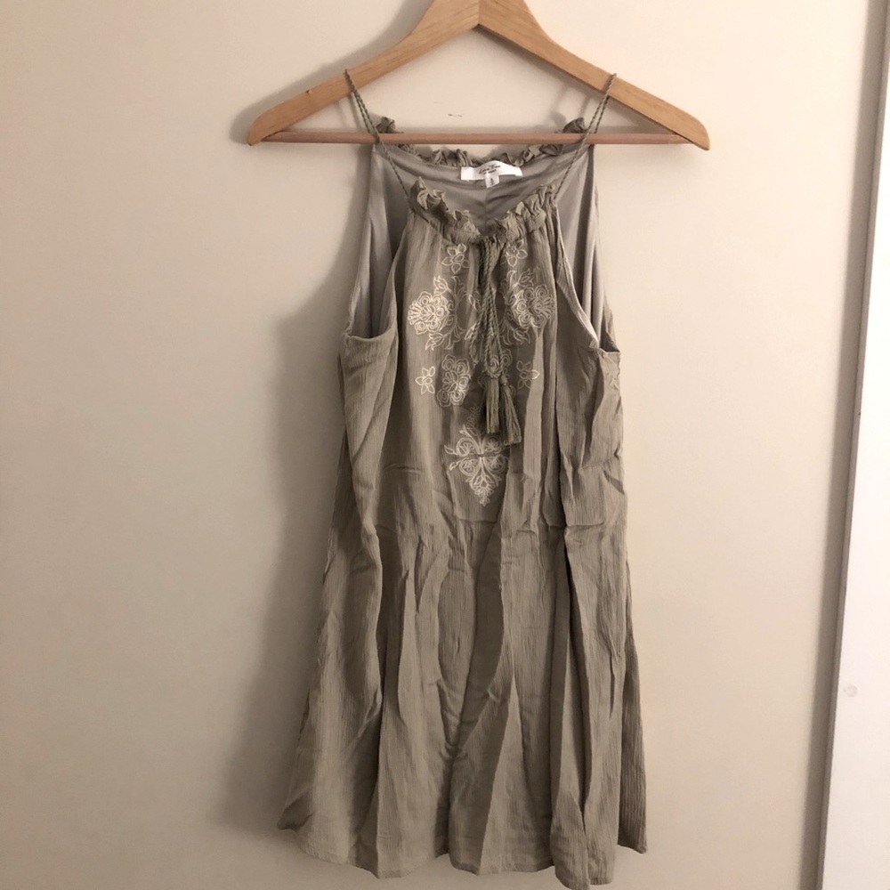 Sage green mini dress. Size small.Great for Summer